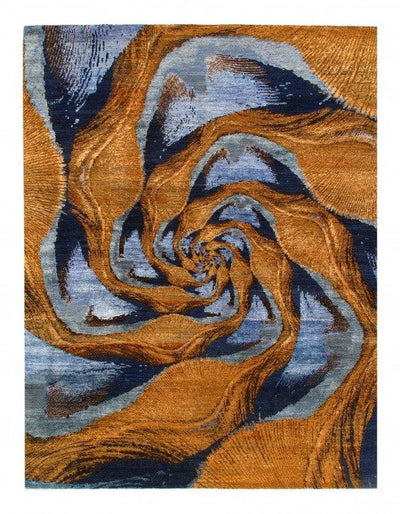 Canvello Multi color HandMade Fine Modern rug - 9' X 12' - Canvello