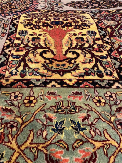 Canvello Multi color Indian Agra Rug - 9' X 12' - Canvello