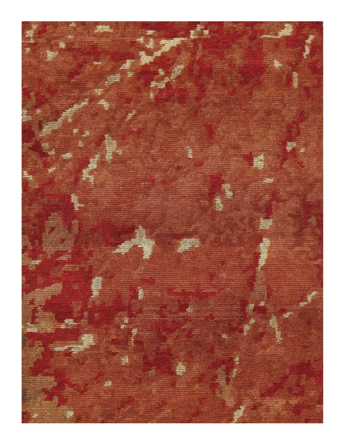 Canvello Multi Color Modern Tibetian Bamboo Silk Rug - 8' X 10' - Canvello