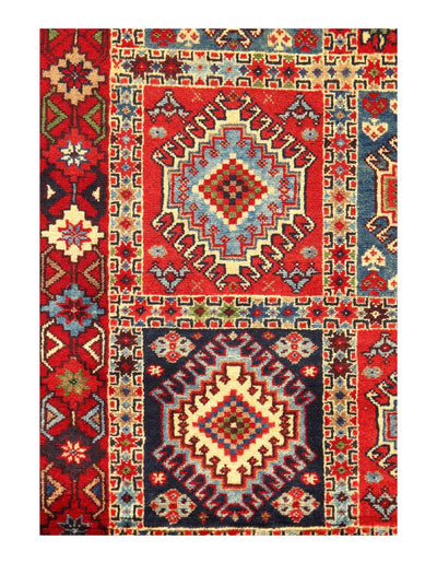 Canvello Multi color Runner Yalameh Rug - 2'7''x 6'7'' - Canvello