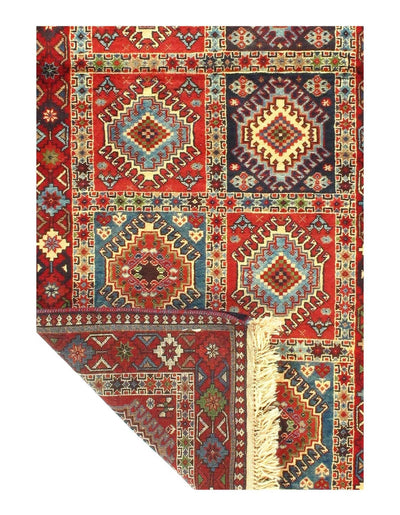 Canvello Multi color Runner Yalameh Rug - 2'7''x 6'7'' - Canvello