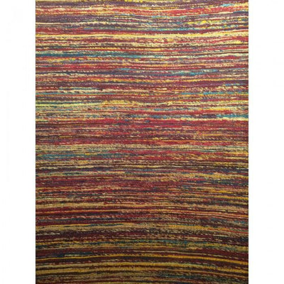 Canvello Multi - Color Sari - Silk Modern Flat Weave Rug (6 sizes available) - Canvello