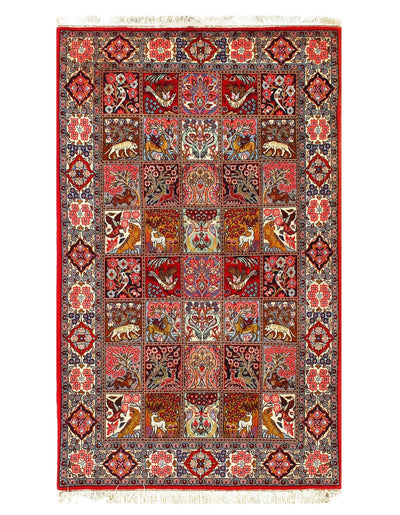 Canvello Multi Color Silkroad Bakhtiari 4'4'' X 7'1'' - Canvello