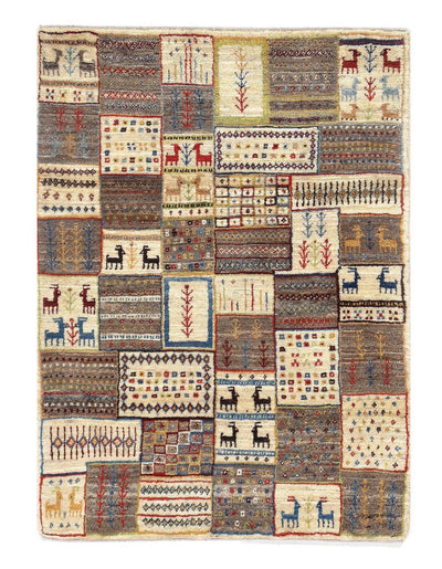 Canvello Multi Color Silkroad Gabbeh Rug - 2'9" X 4' - Canvello