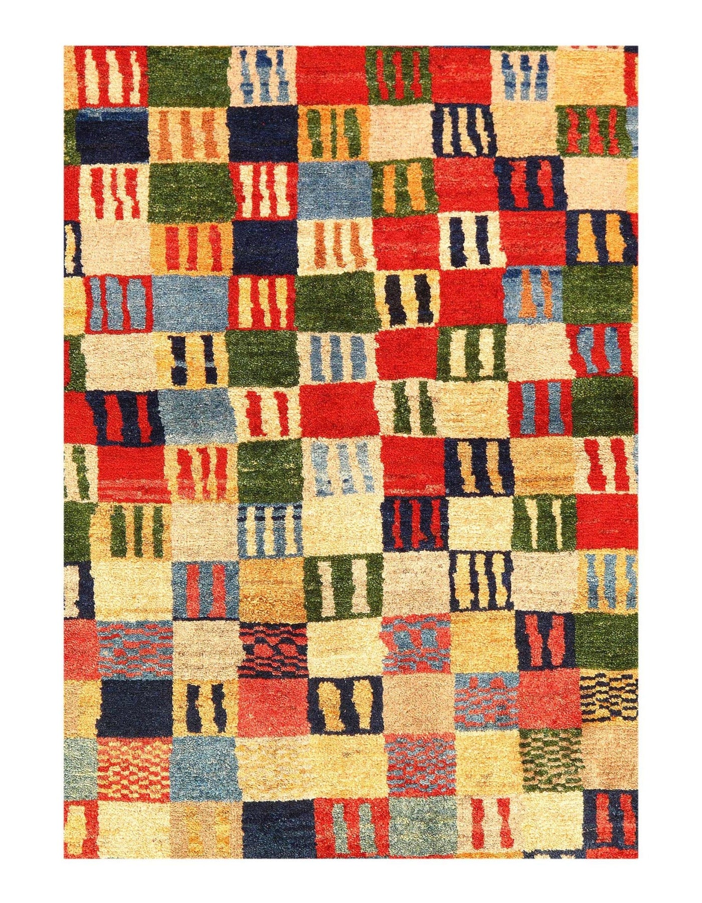 Canvello Multi Color Silkroad Gabbeh Rug - 3' X 5' - Canvello