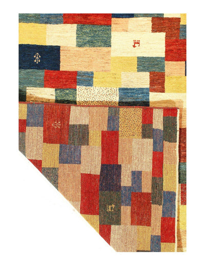 Canvello Multi color Silkroad Gabbeh Rug - 3' X 5' - Canvello