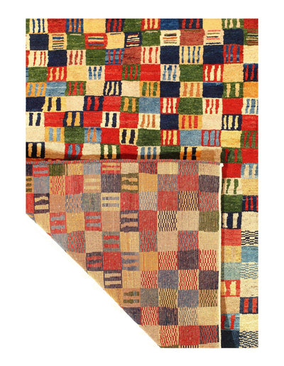 Canvello Multi Color Silkroad Gabbeh Rug - 3' X 5' - Canvello