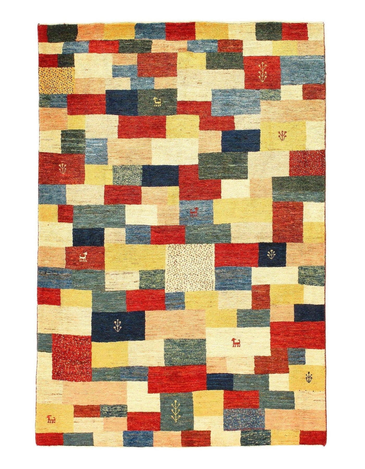 Canvello Multi color Silkroad Gabbeh Rug - 3' X 5' - Canvello