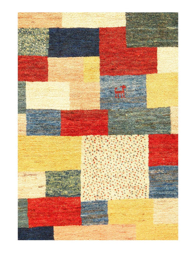 Canvello Multi color Silkroad Gabbeh Rug - 3' X 5' - Canvello