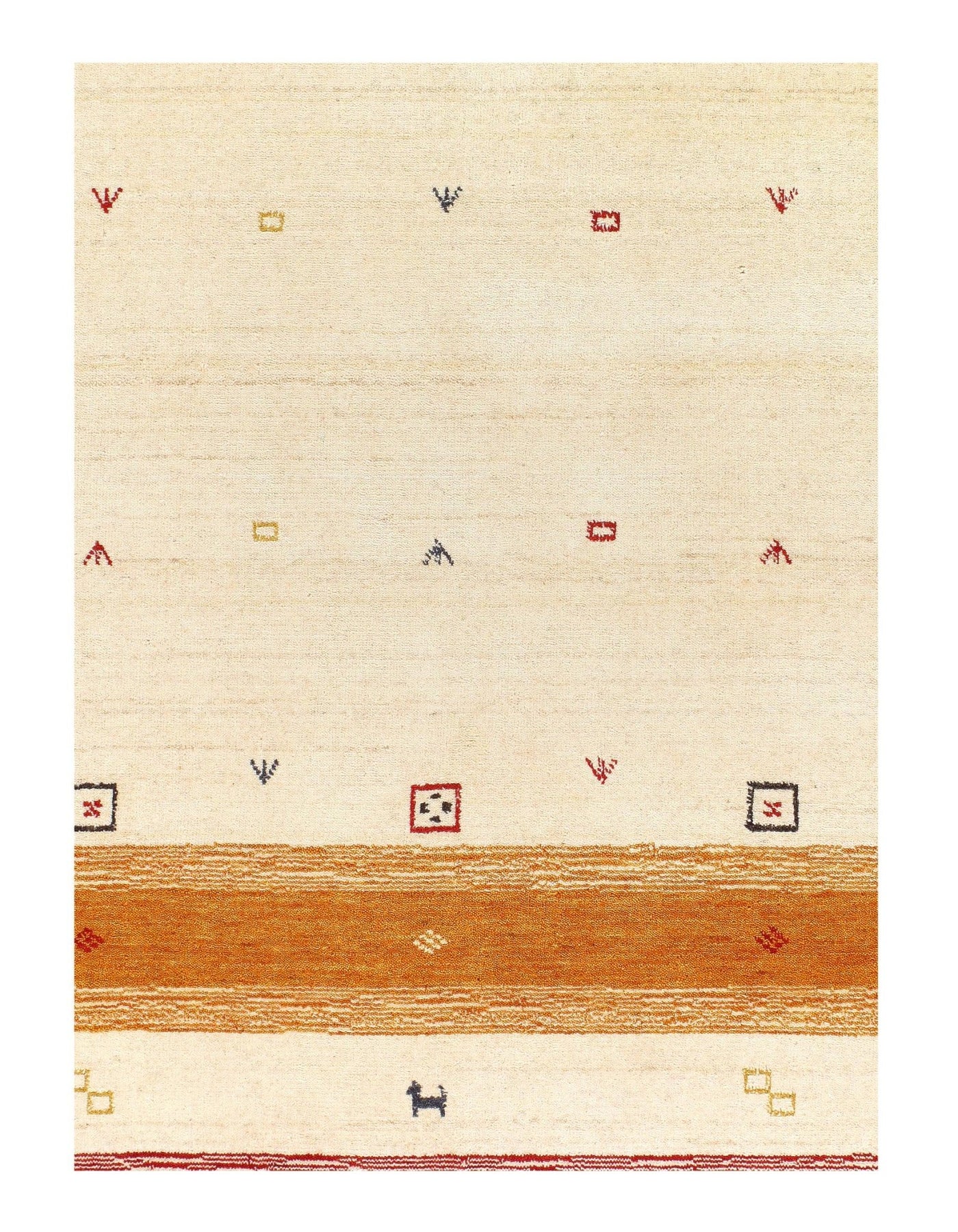 Canvello Multi Color Silkroad Hand Knotted Gabbeh Design - 8' X 10' - Canvello