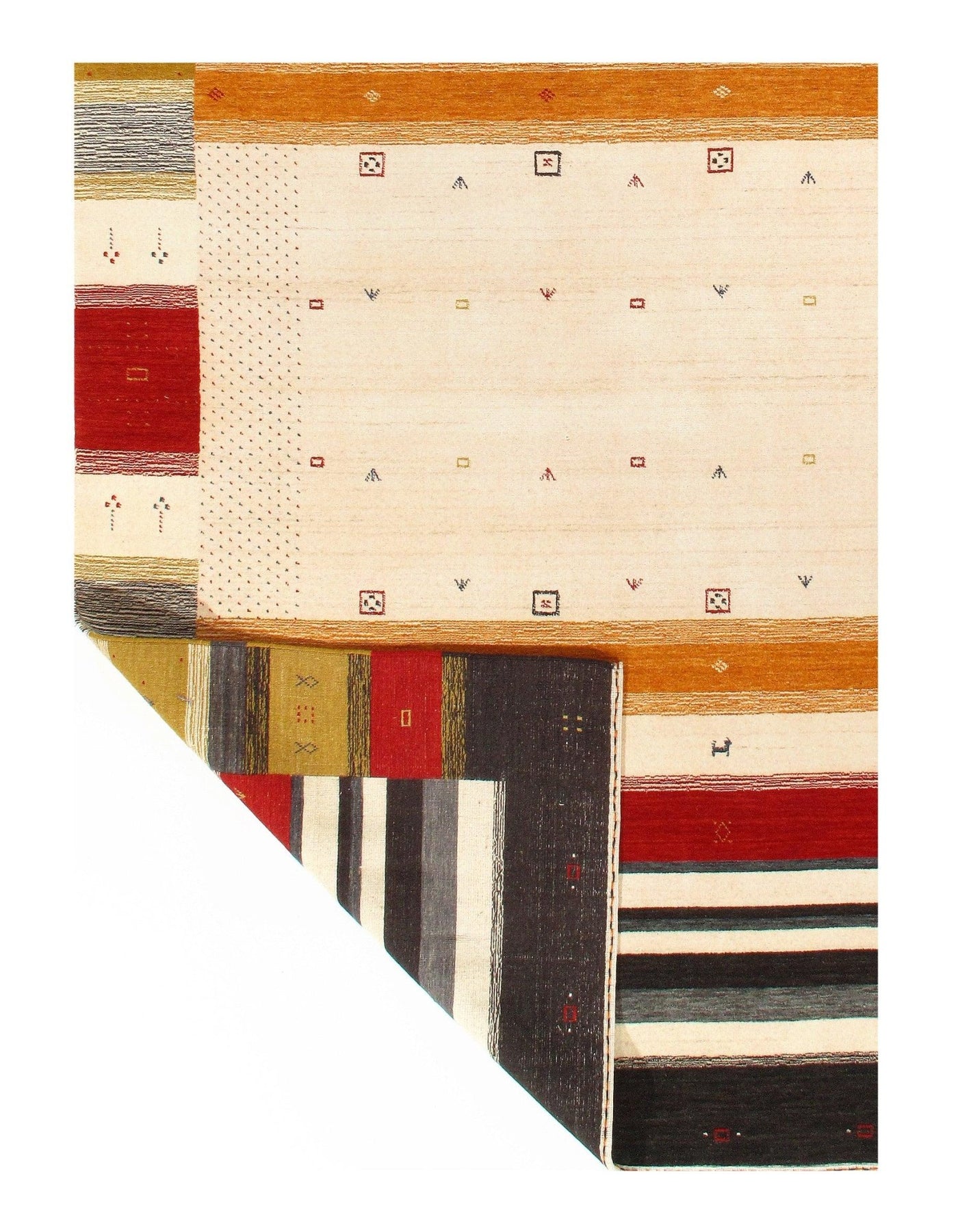 Canvello Multi Color Silkroad Hand Knotted Gabbeh Design - 8' X 10' - Canvello