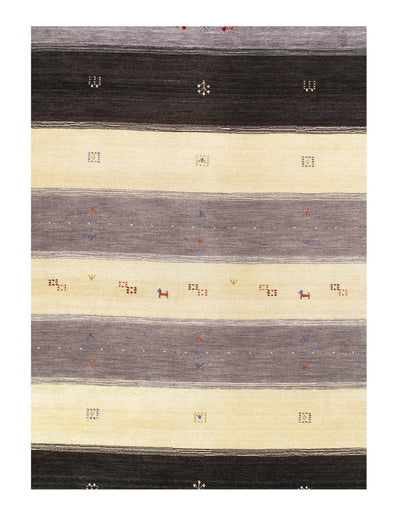 Canvello Multi Color Silkroad Hand Knotted Gabbeh Design Rug - 8' X 10' - Canvello