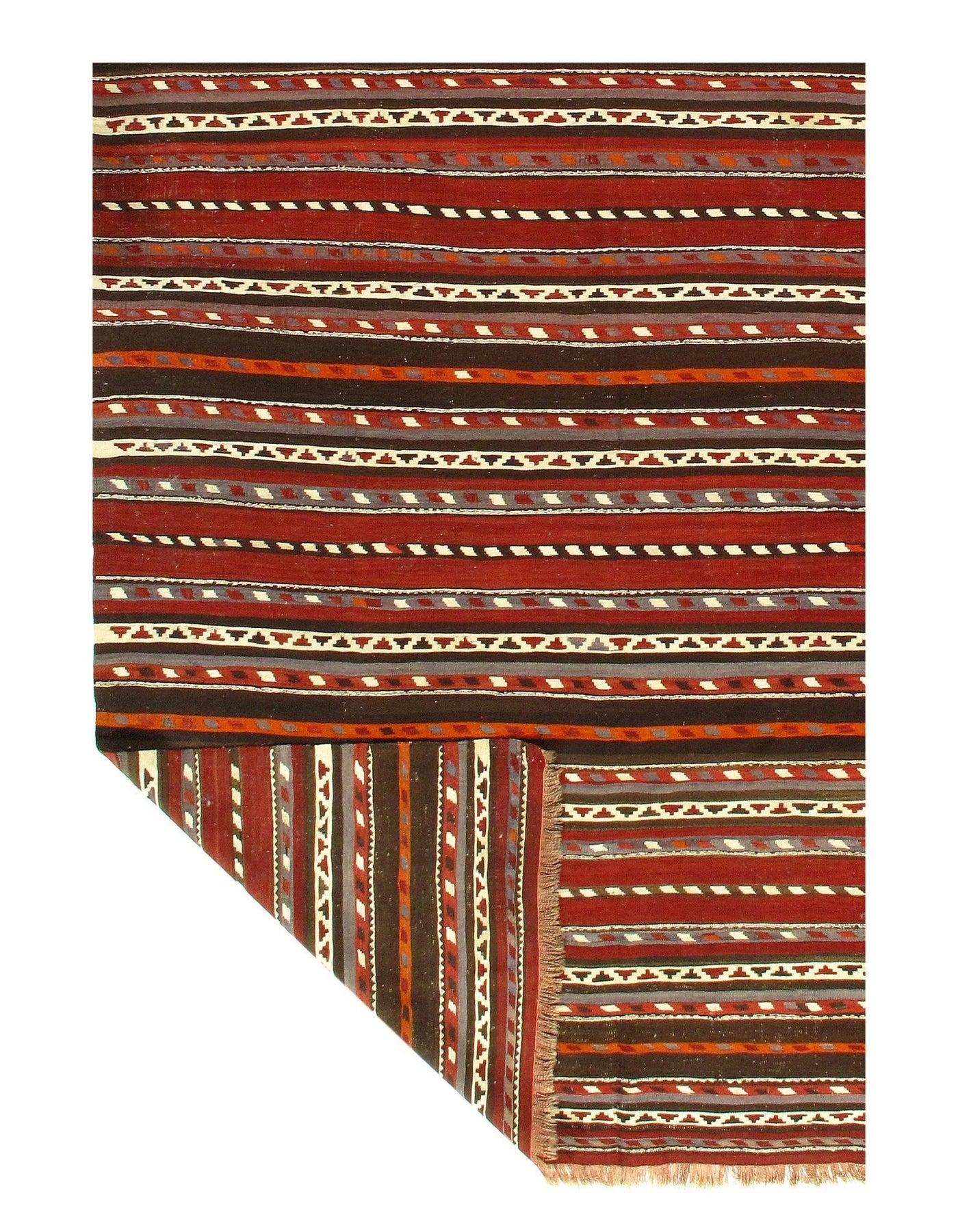 Canvello Multi Color Silkroad Kilim - 5′7″ × 9′ - Canvello