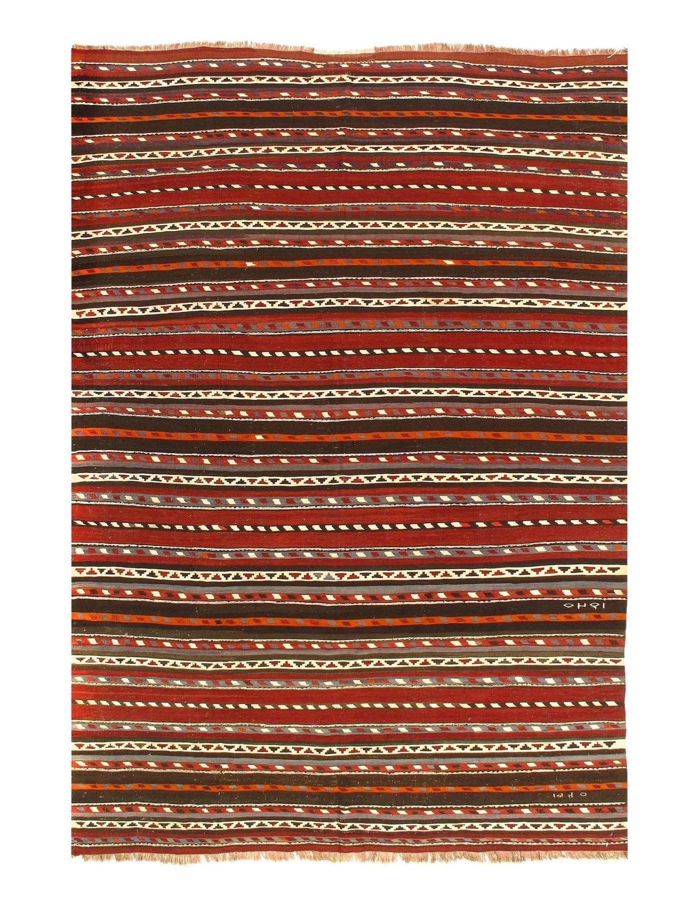 Canvello Multi Color Silkroad Kilim - 5′7″ × 9′ - Canvello