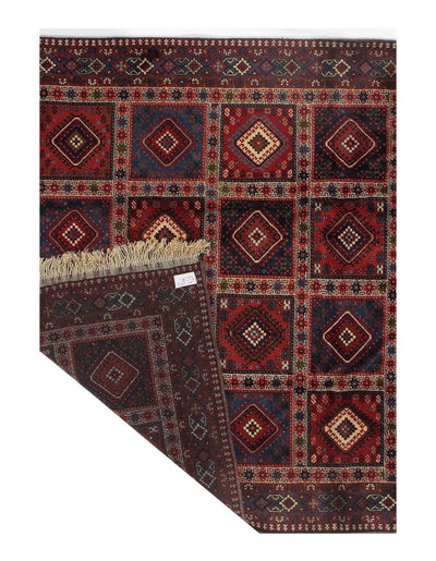 Canvello Multi color Silkroad Yalameh Rug - 5' X 5' - Canvello