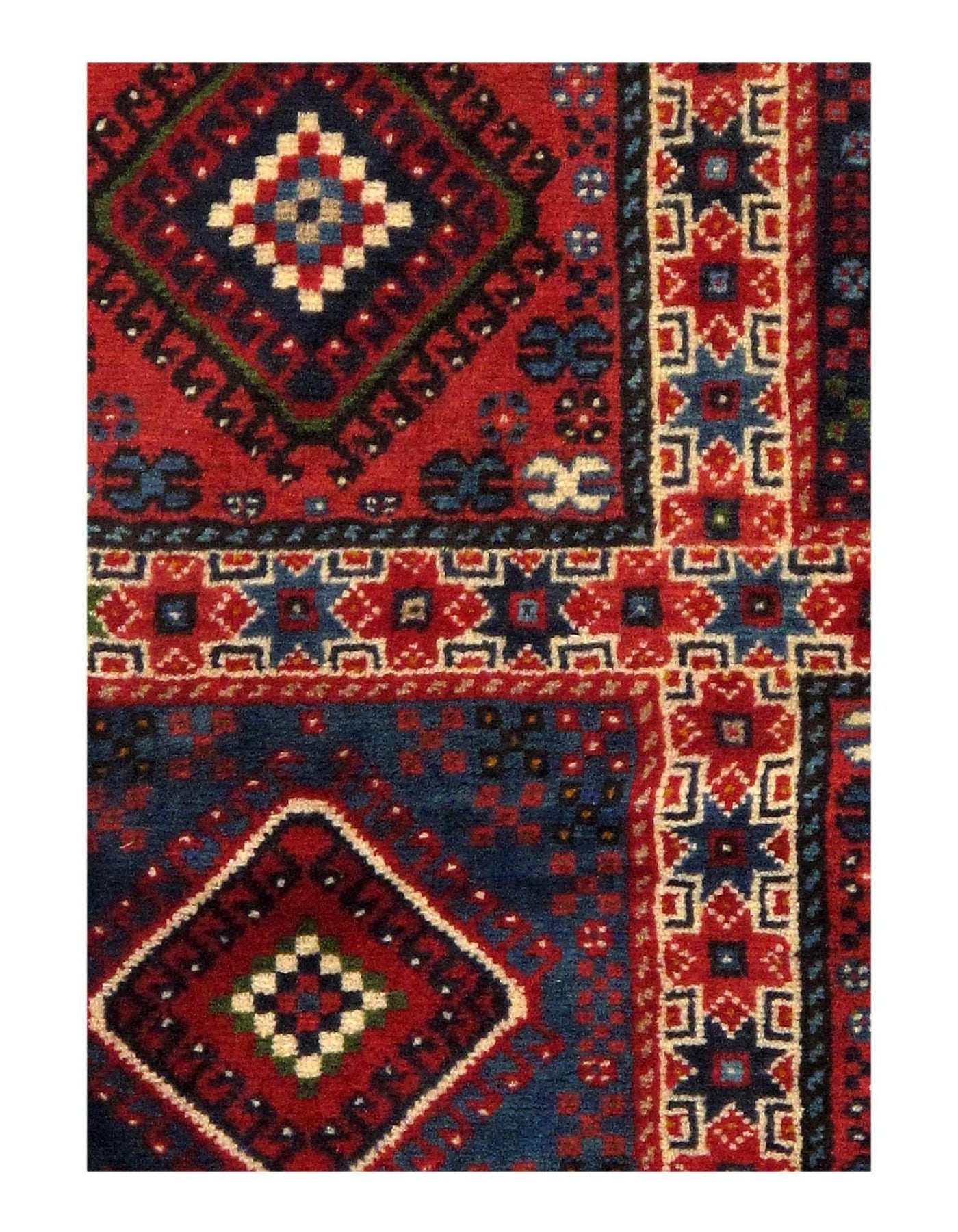 Canvello Multi color Silkroad Yalameh Rug - 5' X 5' - Canvello