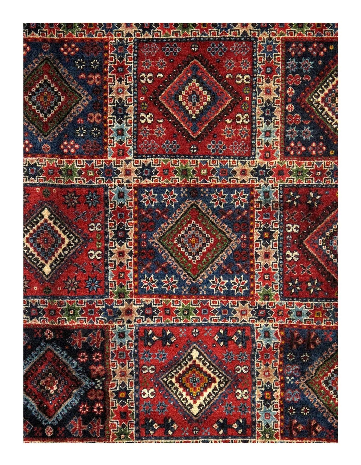 Canvello Multi color Silkroad Yalameh Rug - 5' X 8' - Canvello