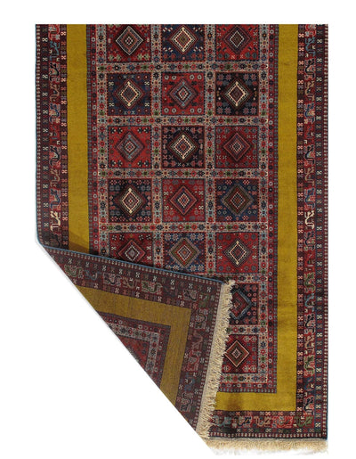 Canvello Multi color Silkroad Yalameh Rug - 5' X 8' - Canvello