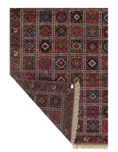 Canvello Multi color Silkroad Yalameh Rug - 6'9'' X 8'2'' - Canvello