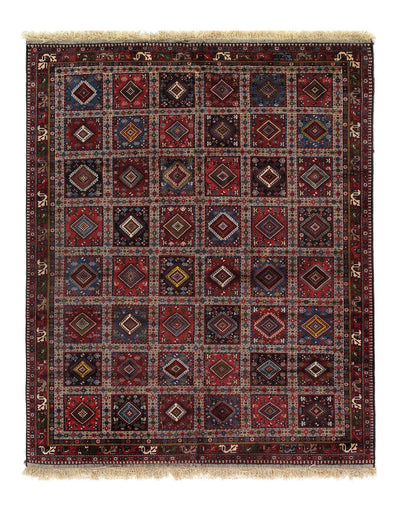 Canvello Multi color Silkroad Yalameh Rug - 6'9'' X 8'2'' - Canvello