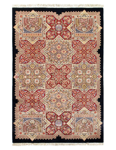 Canvello Multi color Tabriz Design Rug 4'8'' X 7'2'' - Canvello