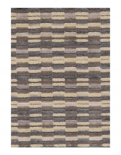 Canvello Multi Modern fine hand knotted Rug 6' X 9' - Canvello