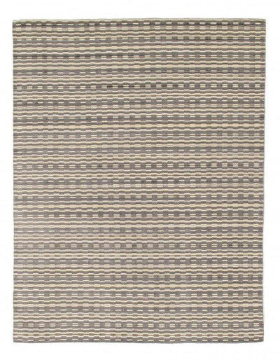 Multi Modern fine hand knotted Rug 6' X 9'