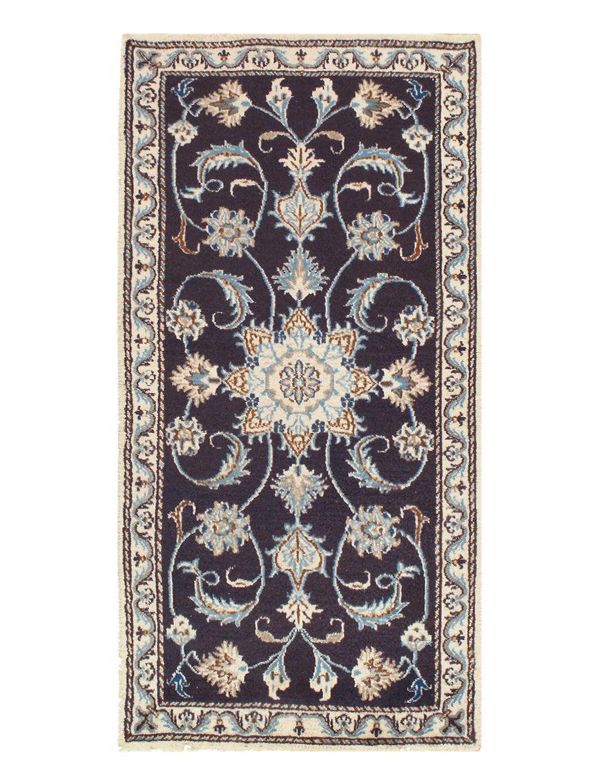 Canvello Nain Wool And Silk Rug - 2'2'' X 4'6'' - Canvello