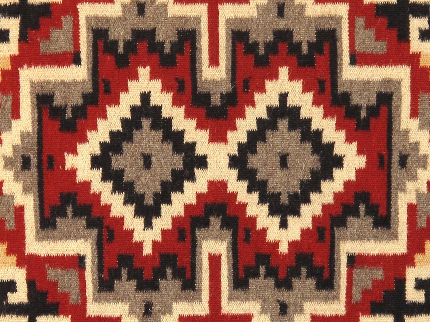 Canvello Navajo Style Hand-Knotted Lamb's Wool Multi Area Rug - 2'1" X 3'