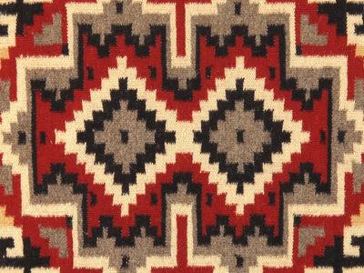 Canvello Navajo Style Hand - Knotted Lamb's Wool Multi Area Rug - 2'1" X 3' - Canvello