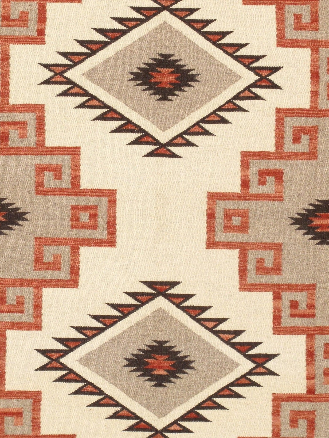 Canvello Navajo Style Hand - Woven Wool Area Rug - 8'1" X 9'10" - Canvello