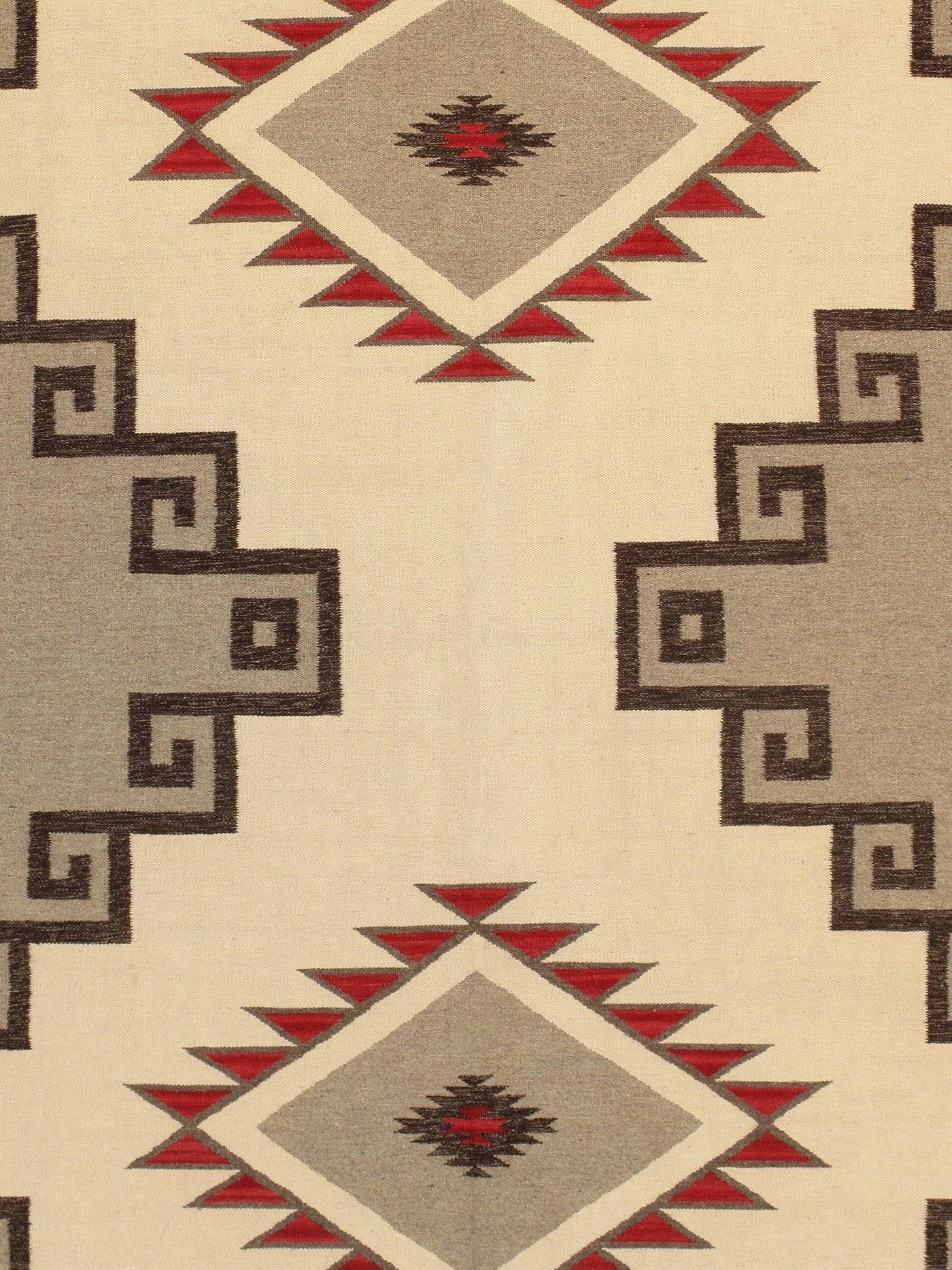 Canvello Navajo Style Hand - Woven Wool Light Brown Area Rug - 8'11" X 12' - Canvello