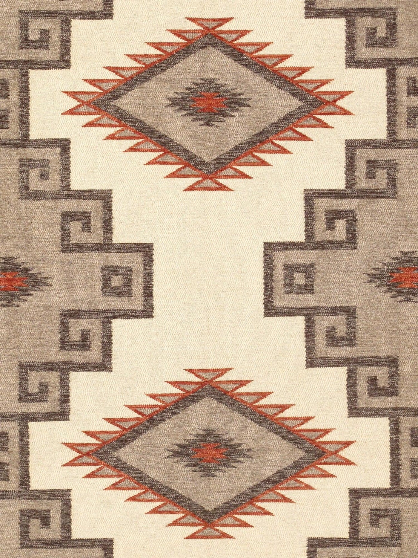 Canvello Navajo Style Hand - Woven Wool Light Brown Area Rug - 8'8" X 12' - Canvello