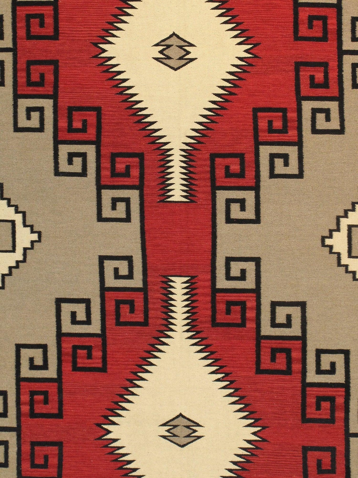 Canvello Navajo Style Hand - Woven Wool Light Brown Area Rug - 9' X 12'1" - Canvello