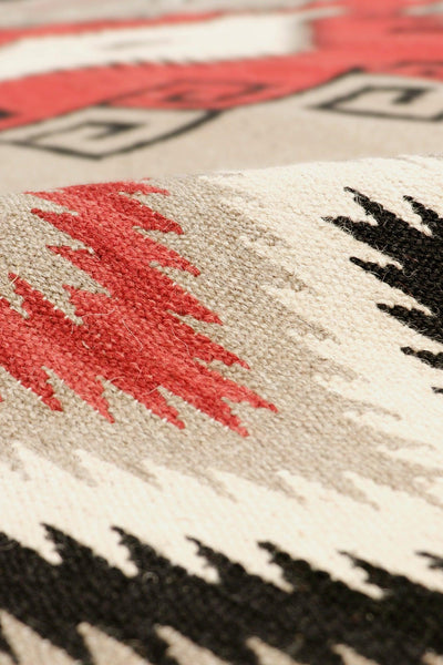 Canvello Navajo Style Hand-Woven Wool Mocha Area Rug-10' X 14'1"