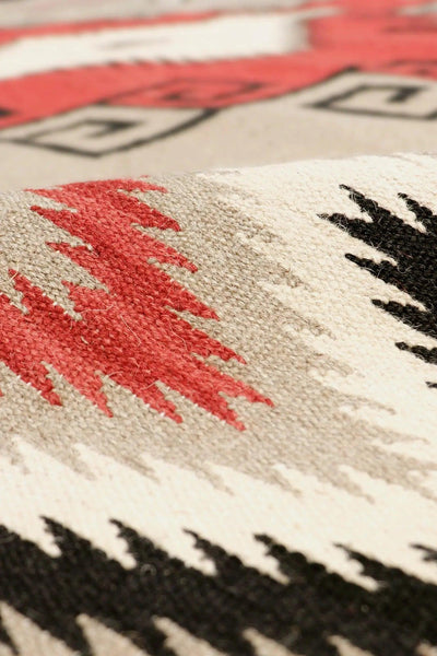 Canvello Navajo Style Hand-Woven Wool Mocha Area Rug-11'11" X 15'