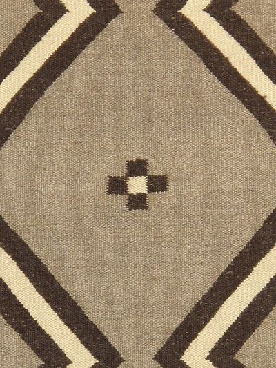 Canvello Navajo Style Hand - Woven Wool Mocha Area Rug - 2' X 3'1" - Canvello