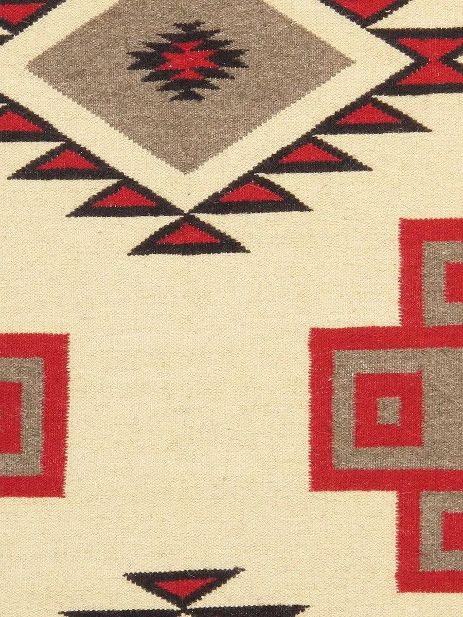 Canvello Navajo Style Hand - Woven Wool Mocha Area Rug - 8'10" X 11'11" - Canvello