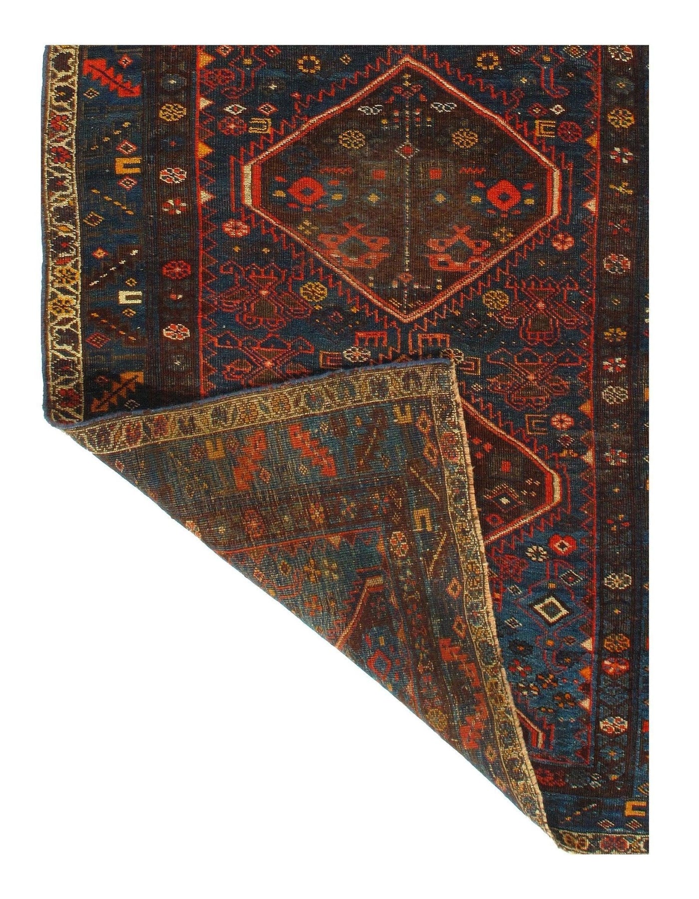 Canvello Navy Antique Silkroad Bidjar Rug - 4'3" X 7'2" - Canvello