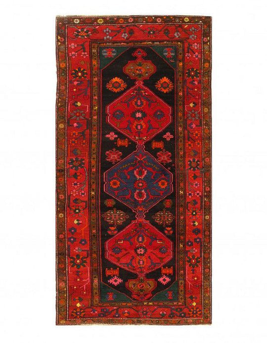 Canvello Azul Marino Fine Antique Russian Kazak 5'5'' X 11'5''