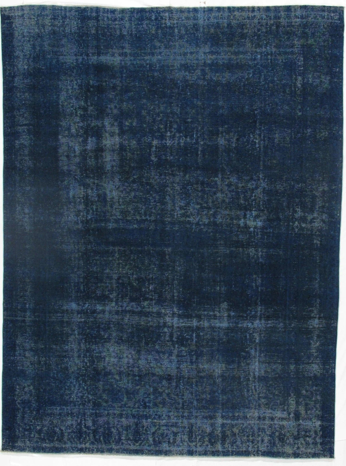 Canvello Navy Blue Overdye Rug - 9'x13'