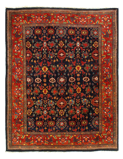 Canvello Navy Fine Perisan Bidjar Rug - 5'6" X 7'1" - Canvello