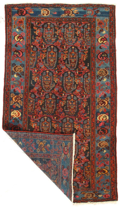 Canvello Navy Silkroad Antique Hamadan Rug - 3'6'' X 6'3'' - Canvello