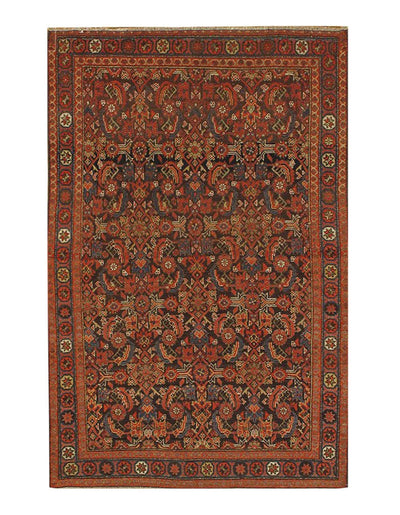 Canvello Navy Silkroad Antique Malayer Rug - 4' X 6'4'' - Canvello