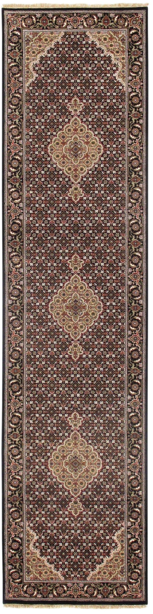 Canvello Navy Tabriz Mahi Runner - 2'6" X 12'2" - Canvello