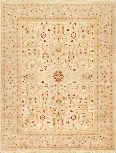 Canvello Nomad Art Collection Hand - Knotted Lamb's Wool Area Rug - 9'2" X 11'10" - Canvello