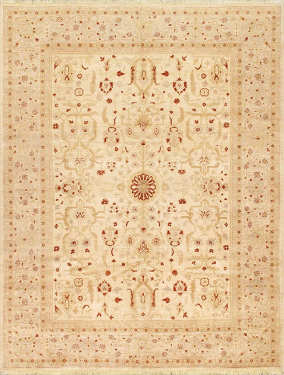 Canvello Nomad Art Collection Hand - Knotted Lamb's Wool Area Rug - 9'2" X 11'10" - Canvello