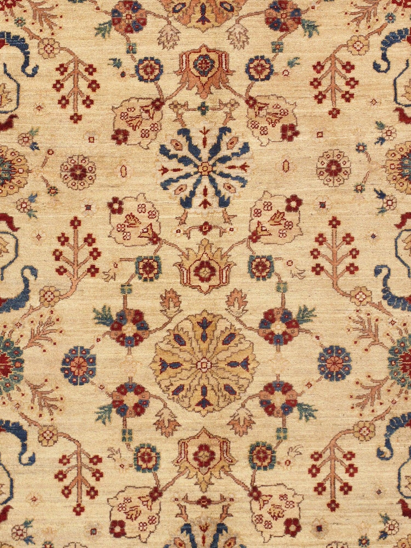 Canvello Nomad Art Sultanabad Hand - Knotted Lamb's Wool Area Rug - 6'3" X 8'9" - Canvello