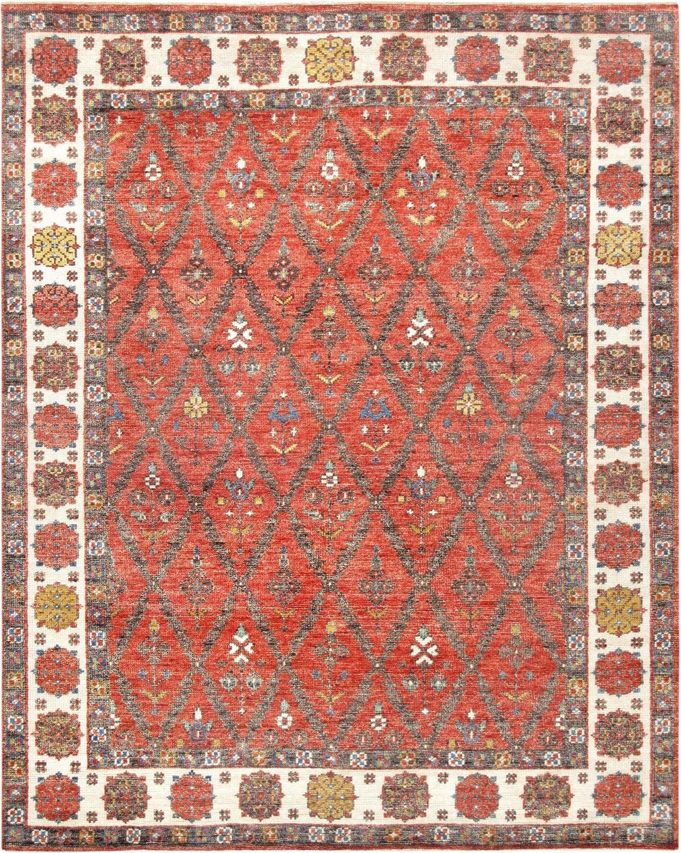 Canvello Nomad Hand - Knotted Wool Area Rug - 7'9" X 9'10" - Canvello