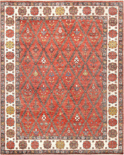 Canvello Nomad Hand - Knotted Wool Area Rug - 7'9" X 9'10" - Canvello